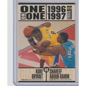 Kobe Bryant/Shareef Abdur-Rahim 1996-97 Upper Deck Rookie Collector's Choice #36
